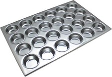 24-Cup Muffin Pan - Commercial Nonstick Baking Tray for Cupcakes  Muffins