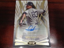 2022 Topps Tier One Deivi Garcia AUTO #'ed 159/199-Yankees
