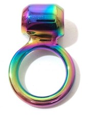 Rainbow Wide Ring Charm for 899 Eternity Collars, 897 898 Cuffs & Legirons