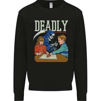 Deadly Games For Kids Sensenmann Ouija Board Herren Sweatshirt Pullover