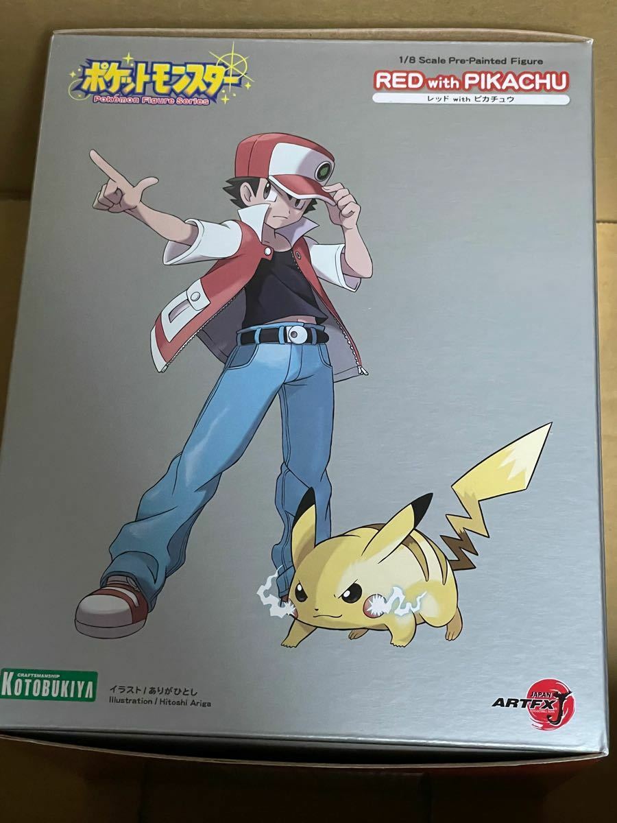 Pokemon Red with Pikachu 1/8 PVC Figure Kotobukiya ARTFX Japan