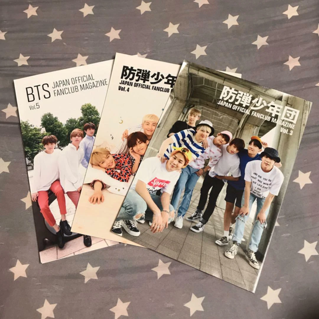 BTS FANCLUB MAGAZINE Vol. 3 4 5 SET FC ARMY photobook official