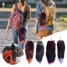 3D Raccoon Tail Keychain   Fun Pompom Key Holder for Girls