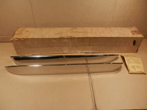 NOS Stainless Steel 1973-78 Chevy & GMC Truck Ventshades G-59, Conventional Cab