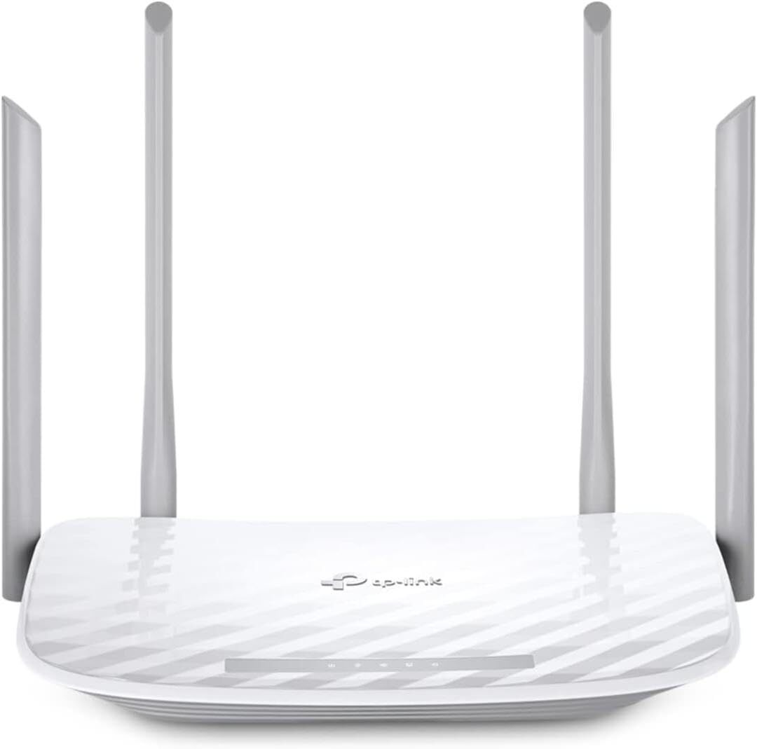 Dual Band Wireless Router 1200 Mbps with 4 Antennas and WPA3 Security