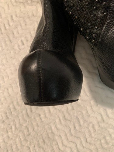 MATIKO Mila shoe Platform Stiletto Ankle Bootie With Metal Studs Detail Sz 8.5. - Picture 10 of 10