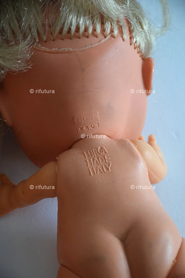 Lotto bambole vintage plastica Cacio nella Pera+3 Mini Furga h15/30/21/23cm-1Q5 - Immagine 4 di 4