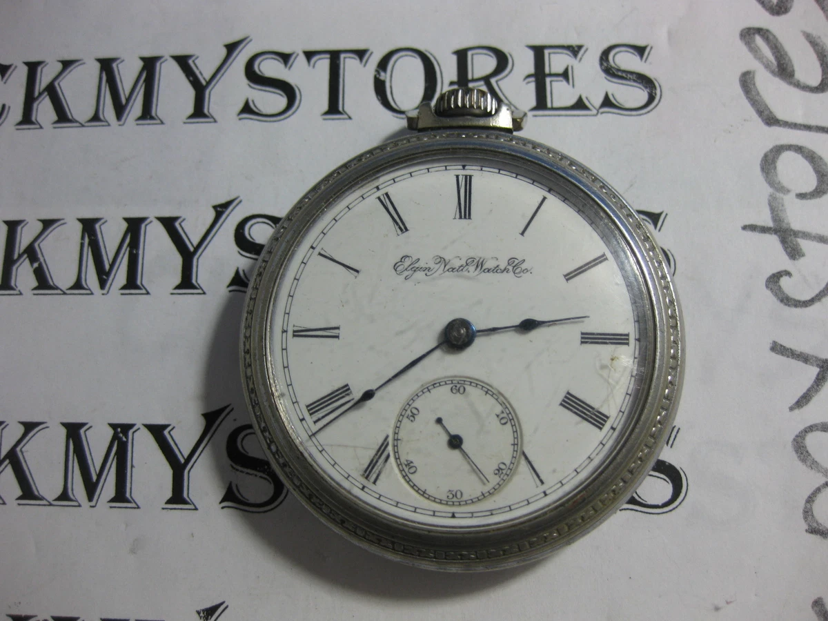 Montre De Poche Vintage En Laiton Style Elgin - Mouvement Quartz - 7 Rubis - Taille 2 - Neuve Avec Boîte - Look Nautique Ancien