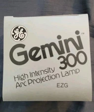 GE Gemini 300 EZG 300 W 35 V High Intensity Arc Projection Lamp Open Box, Unused