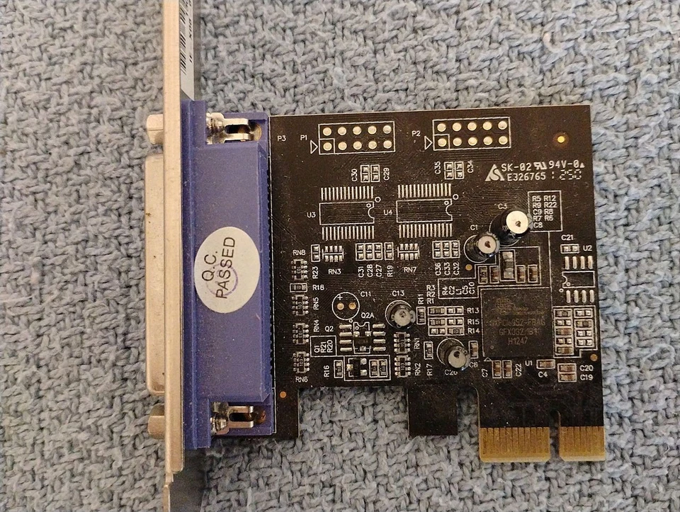 Tarjeta de impresora paralela StarTech PEX1P PCI-E x1 puerto DB25 modos SPP, EPP y ECP Foto 2 de 4