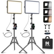 Essential LED Video Light Set for Vlogging Live Streaming