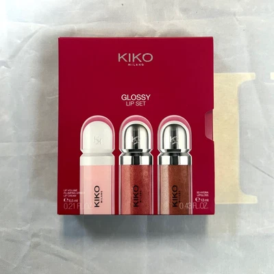 KIKO Milano Glossy Lip Set I 3D Hydra Lipgloss und Lippenvolumen - Bild 1 von 2