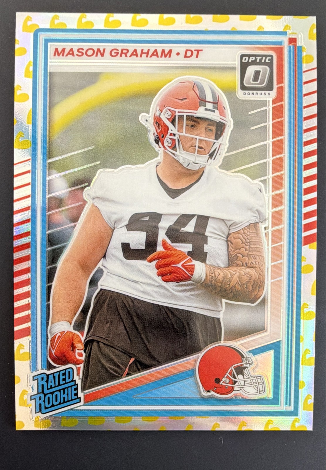 2025 Panini Donruss Optic - Rated Rookie Mason Graham #206 Flex Prizm /199 (RC)