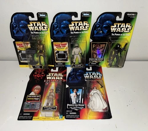 Lot of 5 Kenner Star Wars The Power Of The Force Action Figures LOT #6