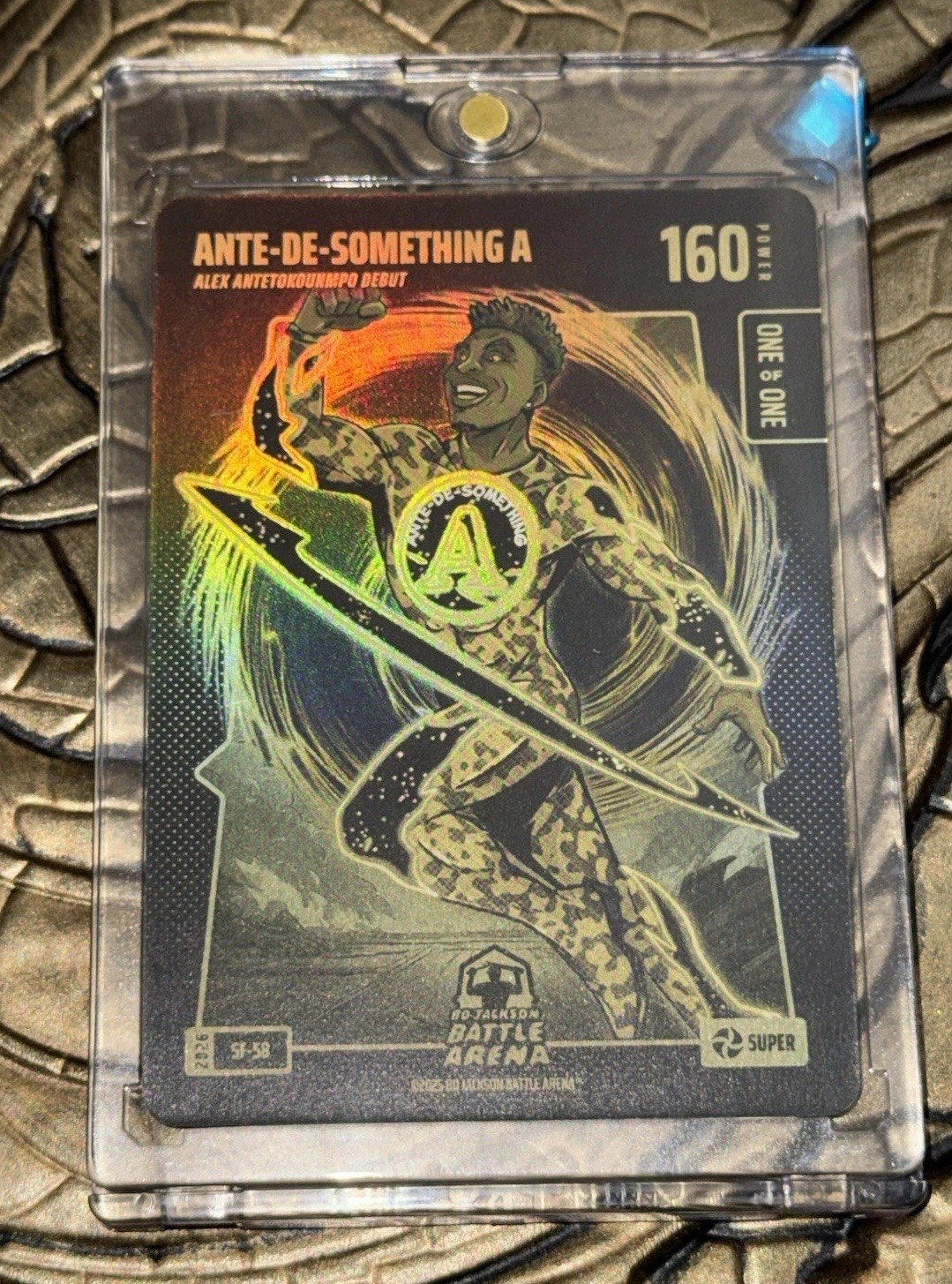 2026 Bo Jackson Battle Arena Gold Superfoil 1/1 SF-58 Ante-De-Something A