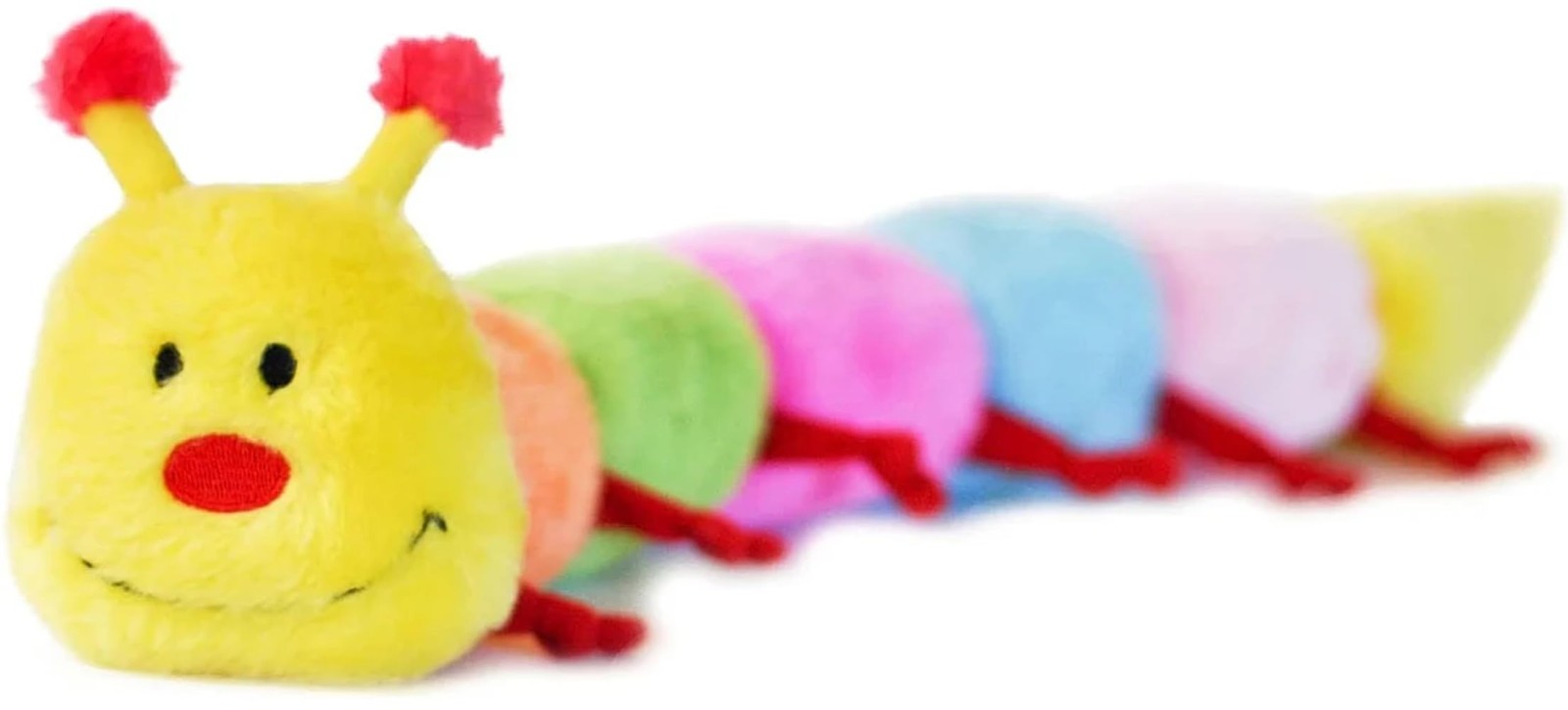 Jouet Chenille en Peluche pour Chien Idéal pour les Après-midi de Jeu au Salon