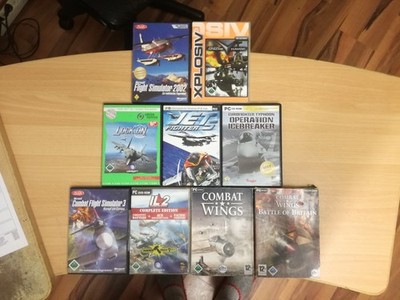 Pc, Flugsimulatoren Sammlung, Jets,  WarBird, Zivile, Helikopter