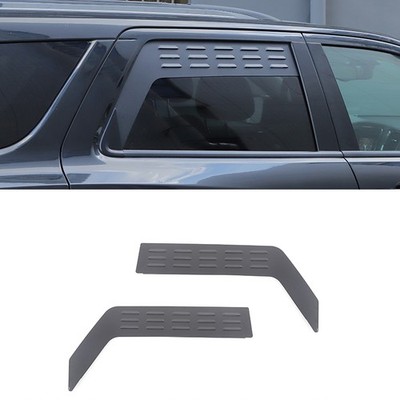 2x Rear Window Glass Louvers Air Vent Trim For Jeep Grand Cherokee Durango 2011+