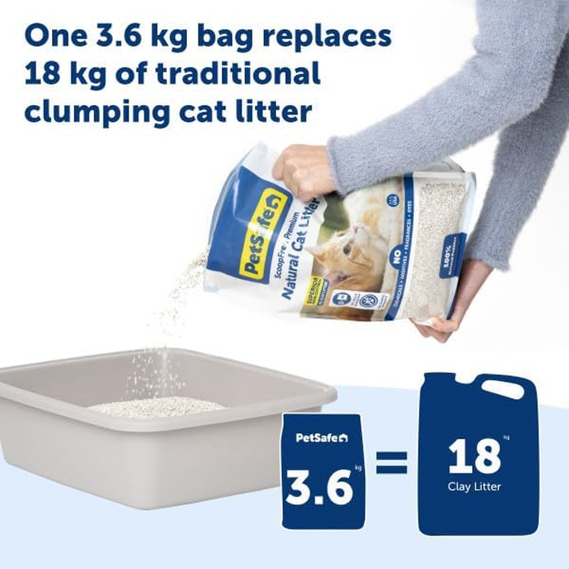 ScoopFree Premium Fragrance-Free Natural Cat Litter - Long-L