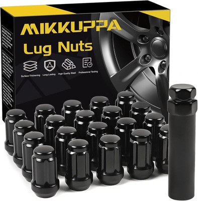 MIKKUPPA M12x1.5 Spline Lug Nuts - Replacement for 2006-2024 Honda Civic, 2003-2