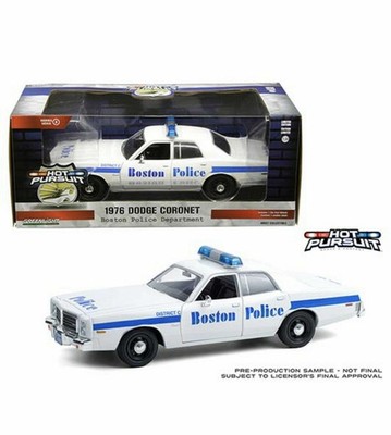 Greenlight 85521 1:24 1976 Dodge Coronet - Boston Police Department Police