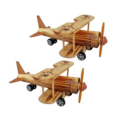 2 Pcs Flugzeugmodell Flugzeugmodellbausatz Vintage-Flugzeug-