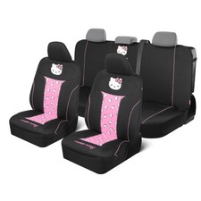 Hello Kitty Car Seat Covers Full Set - Official Pink
