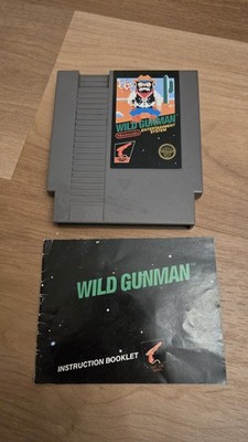 Wild Gunman NES Game + Manual 