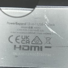 ANKER PowerExpand 13-in-1 USB C-Dock No AC Adapter