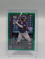 2025 Topps Pro Debut Bairon Ledesma Chrome Green Refractor /99 #PDC-192