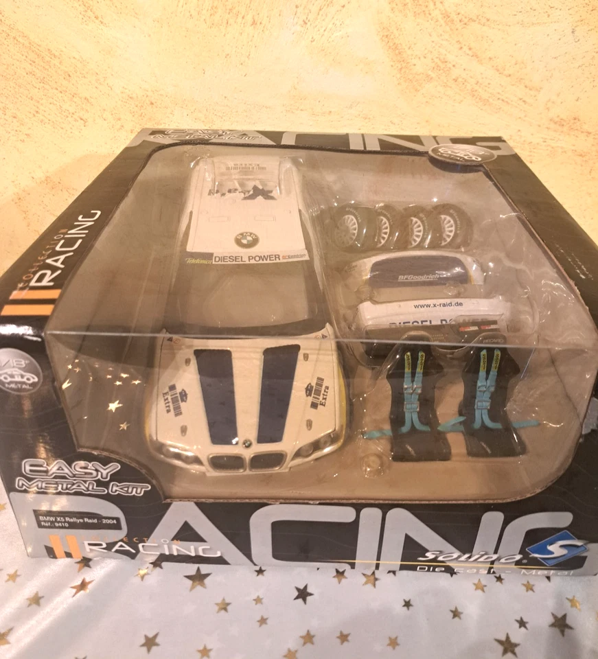 BMW X5 Rallye X-Raid 2004 1/18ème SOLIDO Easy Metal Kit "neuf" - Photo 2/4