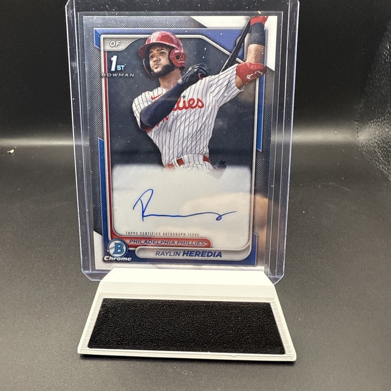 2024 Bowman Chrome Raylin Heredia #CPA-RH Auto 1st Bowman Phillies