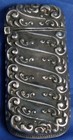 ORNATE FANCY WHITING & DAVIS STERLING SILVER VESTA MATCH SAFE HOLDER Antique Vtg