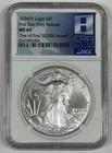 2024 P SILVER EAGLE NGC MS69 STAR PRIVY ONE OF FIRST 50,000