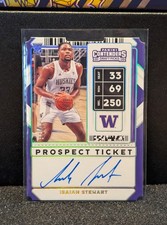 2020-21 Contenders Draft Picks Isaiah Stewart Prospect Ticket Rookie Auto /33