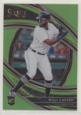 2020 Panini Select Premier Neon Green Prizm 42/99 Willi Castro #188 00sy