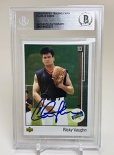 Charlie Sheen Signing Major League Autographs for 2014 Topps Archives Baseball 5