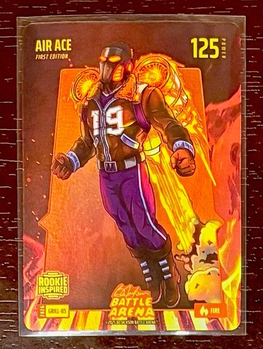 Bo Jackson Battle Arena Air Ace Ace Bailey Fire Foil RC 1st Edition #GRILL-85