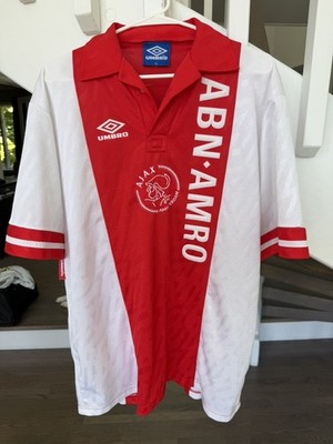 1998-99 Ajax Amsterdam Original Authentic Home Umbro Jersey Kit XL