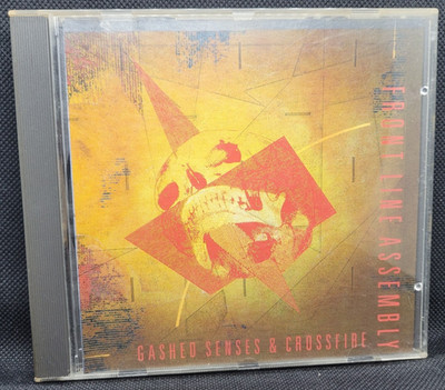 Front Line Assembly   Gashed Senses & Crossfire    CD (1989)  Third Mind Records