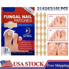 21-105 Patches Fungal Nail Patches 8H Overnight Toenail Nail Repair Nail Care TL