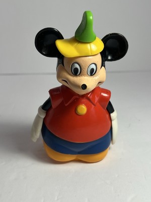 Walt Disney Productions Kidco  Vintage Mickey Mouse Spinning Top Toy 1970s-1980s