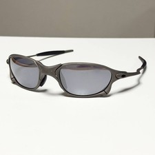 Rare Early Model Used OAKLEY Juliet X-METAL XX Vintage Gray Sunglasses