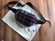 Burberry Sonny Check Canvas Navy Blau 
