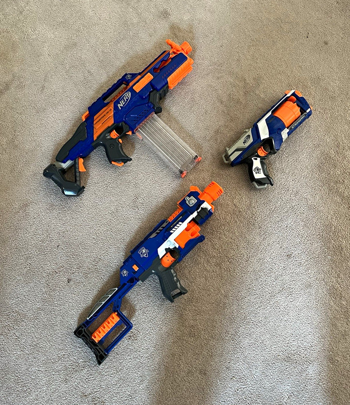 NERF Lot of 3 Toy Blasters