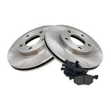 Front Brake Pads Rotors Semi-Metallic 10.94in 5 Lug for Ford Mazda Tribute 01-04