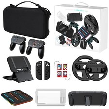 15-in-1 Accessories Bundle for Switch 2 with Carrying Case Charging Dock