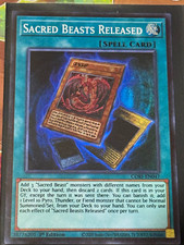 Sacred Beasts Released (Super Rare) CORI-EN047 Near Mint