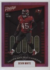 2021 Panini Prestige Franchise Favorites Xtra Points Pink 1/50 Devin White 8d4
