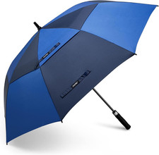 55/63/69/72/80 Inch Golf Umbrella Windproof Double Canopy Extra Large plus Size
